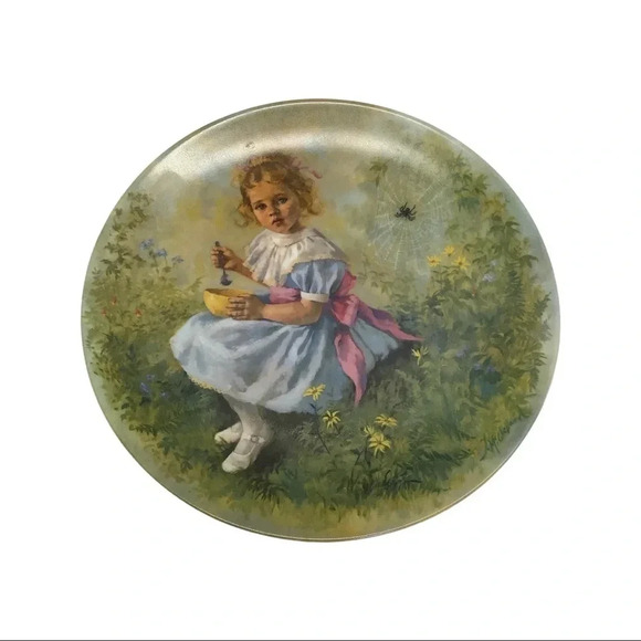 Vintage "LIttle Miss Muffet" 1981 Collectors Plate by John McClelland - Picture 1 of 3